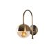 OPVIQ Zidna lampa Karsor 3301, zlatna/providna - EP3008798