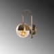OPVIQ Zidna lampa Karsor 3301, zlatna/providna - EP3008798