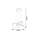 RABALUX Visilica Tulio LED 60W - 5891