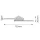 Rabalux Kupatilska rasveta Antonia LED 2x 12W hrom (5895) - 5895-1