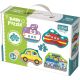 TREFL Puzzle 4u1 Baby transport vehicles 36075 - 2 dela - 102613-T36075
