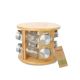 DEKOR DOM Stalak za začine 19x15cm Bambou 8/1, natural - 039018
