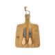 DEKOR DOM Daska za posluživanje BAMBOU 26x19cm - Natural - HML - EP2880345