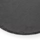 DEKOR DOM Daska za posluživanje 30cm Stone, crna - 039043-1