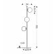 Kama Podna Lampa 1 3x28W G9 - 15155-1