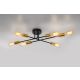 Crespilo Luster Crni 6x40W E27 - 15013-1-1