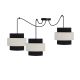 Benta 6 Visilica Crna Krem 3x40W E27 - 15103-1