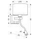 Polo Zidna Lampa 2 1x40W E27 + 2W LED - 15142-1-1