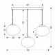 Stones Zidna Lampa 2 20cm 3x40W E27 - 15067-1-1