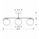 Amadeo Luster Mesing 3x40W E14 - 15031-1-1