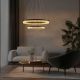 Frozi Visilica Crna 38W LED 3000K - 15024-1