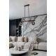 Kama Viseća Lampa Crno Zlatna 4x28W G9 - 15040