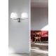 Ibis Zidna Lampa Srebrna 2x40W E14 satyna - 15145-1