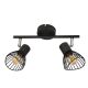 Fly Plafonska Lampa Crna 2 2x40W E14 - 15126