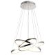 Lune Visilica Trostruki 60W LED 4000K Hrom - 15017-1