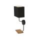 Keto Zidna Lampa sa Prekidačem Crna 1x40W E14 - 15148