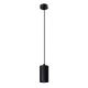 Tubo Viseća Lampa Crna 1x25W GU10 klosz 10cm - 15078