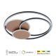 FORMA LED plafonska lampa 36W 3000K,4000K,6400K F2102-36C BK+RG - EP2927405