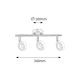 RABALUX Spot rasveta Zora LED 3X 4,5W - 5941