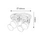 Rabalux Spot rasveta Vivienne E14 4x MAX 40W antik bela (5969) - 5969
