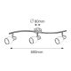 Rabalux Spot rasveta Elite E14 3x MAX 40W bronzana (5972) - 5972