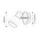 Rabalux Spot rasveta Ati E14 1x MAX 15W crna (5976) - 5976-1-1