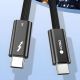 Data kabl Coteci Thunderbolt OF-066 120Gbps 240W 4k PD Type C na Type C crni 0.3m - EP2978113