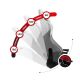 Huzaro Force 6.2 Bela Mesh Gaming stolica - 1249-1-1