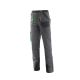 CANIS Ženske radne pantalone do struka Sirius, siva/zelena - 38337-1-1-1