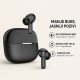 Bežične slušalice THUNDER - Bluetooth 5.4, ENC poništavanje šuma, Type-C, crne - EP3246667
