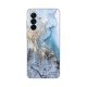 Maska za Samsung A175F Galaxy A17 Blue Gold Marble Silikonska Print - 8020960