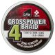 DAM STRUNA CROSSPOWER 4-BRAID 150M GREEN 0,13MM - 5DS 66576