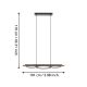 EGLO Visilica Boyal LED 40W 3000K, toplo bela - 99624