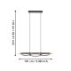EGLO Visilica Boyal LED 40W 3000K, toplo bela - 99625-1