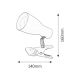 Rabalux Spot rasveta Ebony E27 1x MAX 20W bela (6026) - 6026