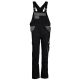 MONSUN Radne pantalone na tregere MS12 Warsaw, crna/siva - 60586