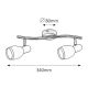 Rabalux Spot rasveta Elite E14 2x MAX 40W hrom (6061) - 6061
