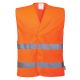 MONSUN Prsluk Hi-Vis M474 sa dve horizontalne trake, narandžasta - 60634