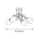 Rabalux Plafonjera Dave E14 4x MAX 40W hrom (6083) - 6083-1