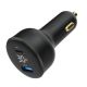 GEMBIRD Brzi auto punjač 2-port USB Type-C TA-UC-AC2PD30LCD-CAR-01, 30W, crna - 46192