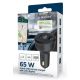 GEMBIRD Brzi auto punjač 2-port USB Type-C TA-UC-AC2PD65LCD-CAR-01, 65W, crna - 46193