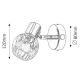 Rabalux Spot rasveta Lauren E14 1x MAX 40W hrom (6091) - 6091