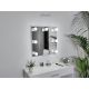 DURA Ogledalo za šminkanje bez rama 60x60 sa 7 LED sijalica Frameless MakeUp - DURA1528