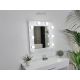 DURA Ogledalo za Šminkanje sa Ramom 60x70 sa 8 LED sijalica MakeUp Mirror Kozmetičko Frizer - DURA1308