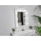DURA Ogledalo za Šminkanje sa Ramom 60x80 sa 8 LED sijalica MakeUp Mirror Kozmetičko Frizer - DURA1307
