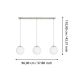 EGLO Visilica Rondo E27 3X40W - 900395