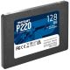 SSD 2.5 SATA3 128GB Patriot P220 550MBs/480MBs P220S128G25 - P220S128G25