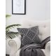 EGLO Dekorativni jastuk 45x45cm, crna/bela - 420005