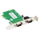 E-GREEN PCI Express kontroloer 2-port (RS-232.DB-9) - 61698