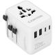CANYON Travel Adapter OnTour 70W, bela - CNS-TA70W1006W